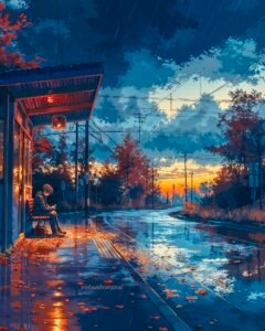 Bus_Stand_Part3-2 Emerald Downpour