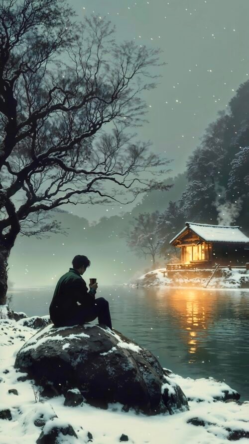Night by the Lake